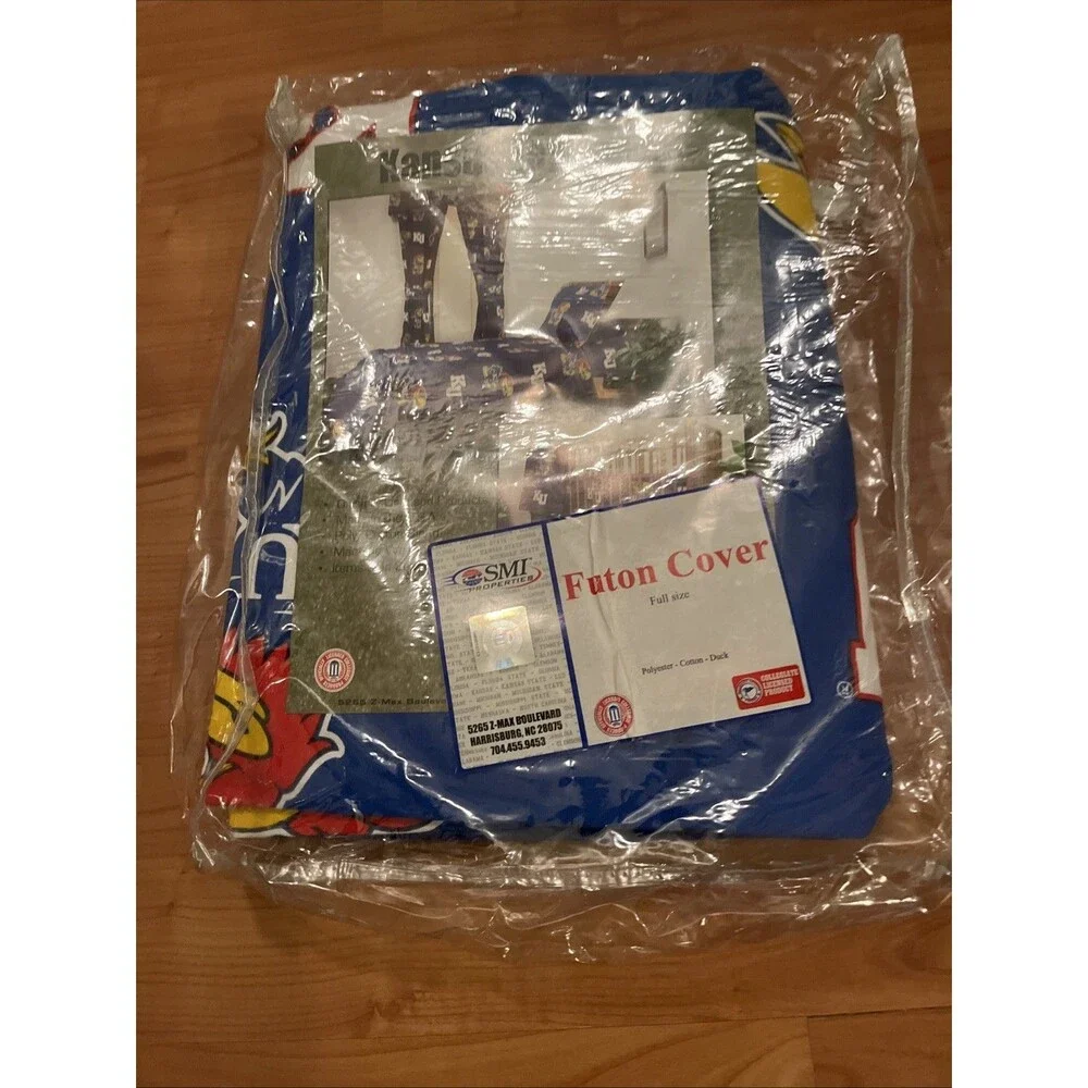 Kansas Jayhawks Futon Cover - Full Size Fits 6 and 8 inch mats